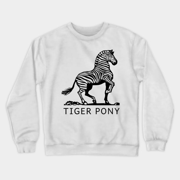 Vintage Tiger Pony Crewneck Sweatshirt by Mollie